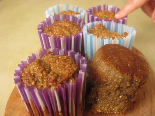 Banános-amarántos muffin