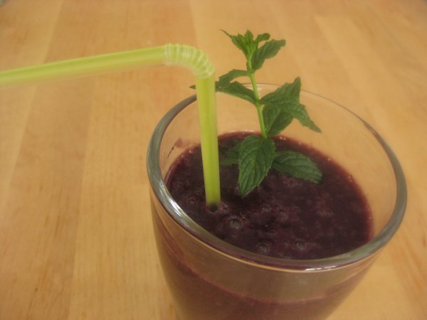 áfonyás smoothie